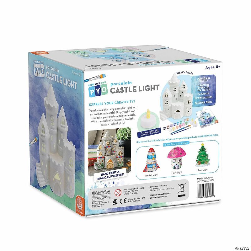 Craft Activities | Paint Your Own Porcelain Castle Light Craft Activities Craft Activities