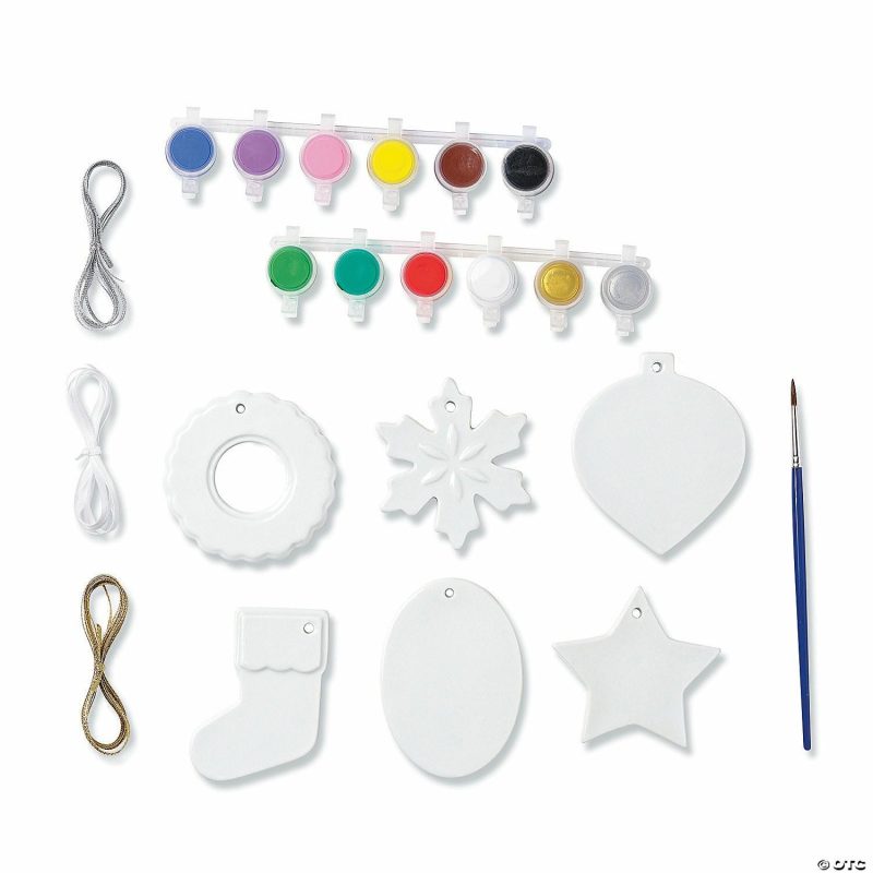 Craft Activities | Paint Your Own Porcelain Christmas Ornaments Craft Activities Craft Activities