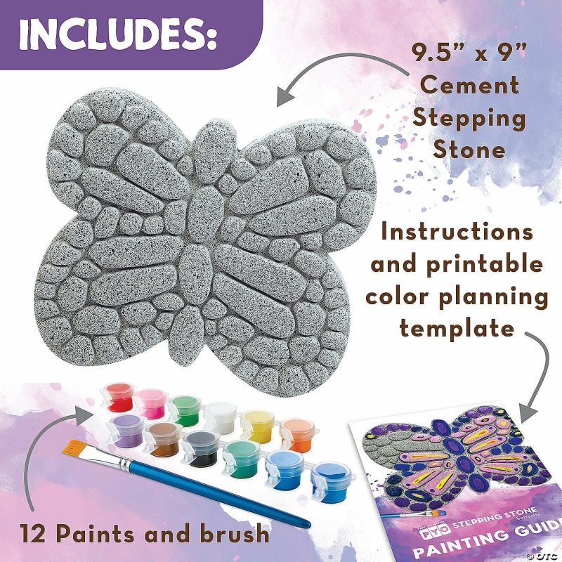 Craft Activities | Paint Your Own Stepping Stone: Butterfly Craft Activities Craft Activities