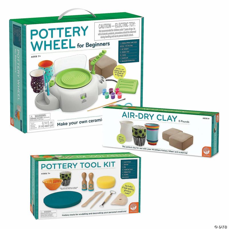 Craft Activities | Pottery Wheel, Clay Refill And Free Tool Kit: Set Of 3 Craft Activities Craft Activities