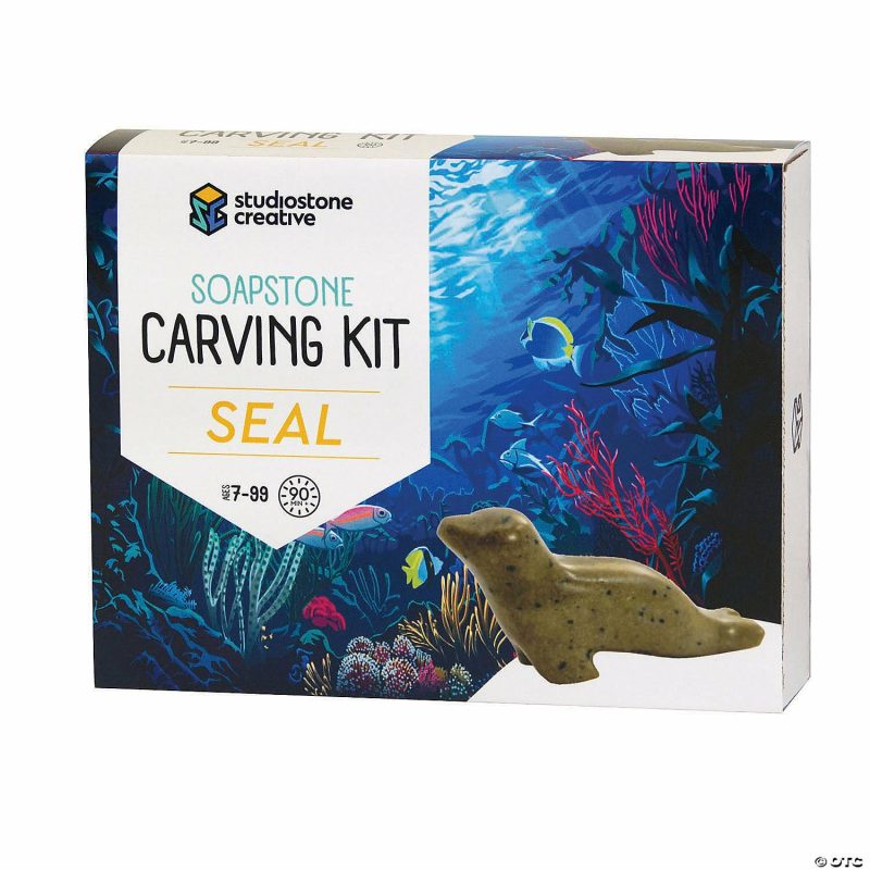 Craft Activities | Soapstone Carving Kits: Seal Craft Activities Craft Activities