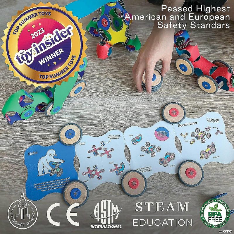 Creative Construction | Clixo: Wheel Magnetic Creator Pack Building Sets Creative Construction