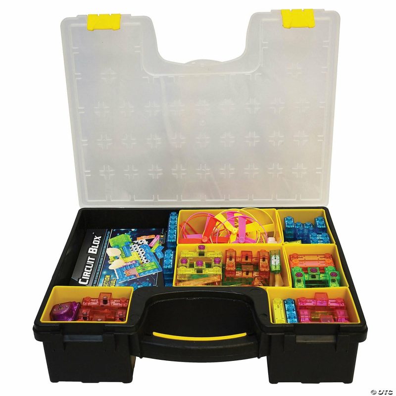 Creative Construction | E-Blox® Circuit Blox 395, Circuit Board Building Blocks Classroom Set, 264 Pieces Building Sets Creative Construction