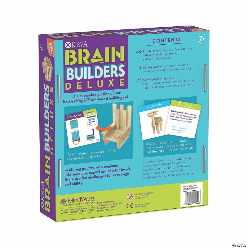 Creative Construction | Keva Brain Builders Deluxe Building Sets Creative Construction