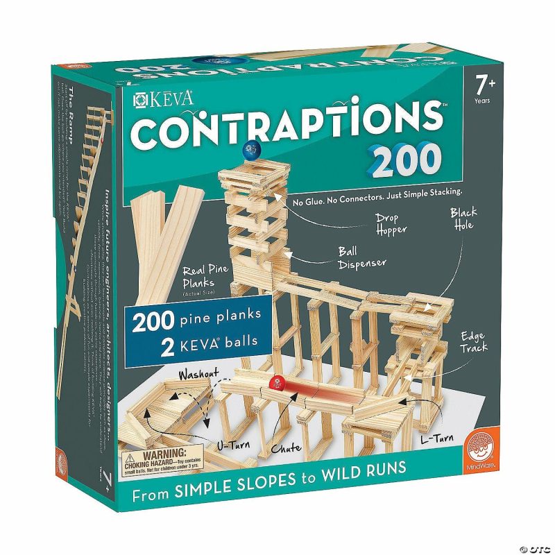 Creative Construction | Keva: Contraptions 200 Plank Set Building Sets Creative Construction