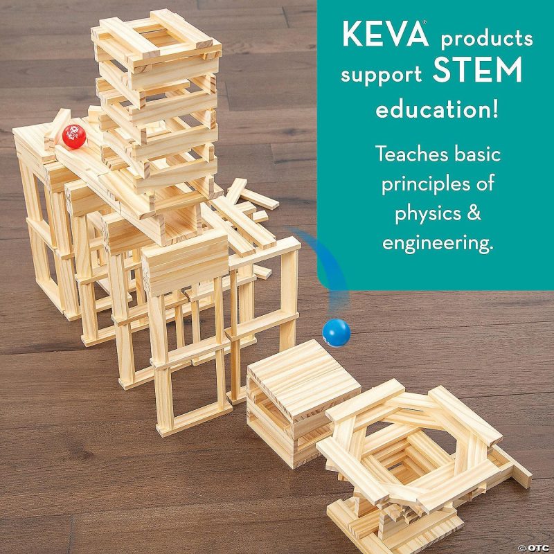 Creative Construction | Keva: Contraptions 200 Plank Set Building Sets Creative Construction