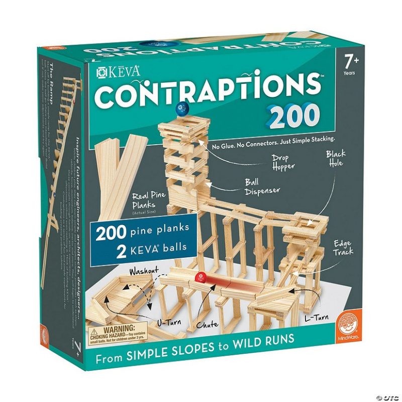 Creative Construction | Keva: Contraptions 200 Plank Set Building Sets Creative Construction