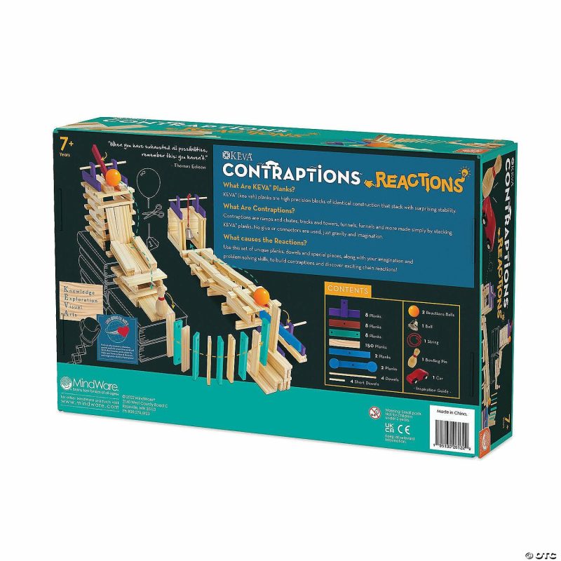 Creative Construction | Keva Contraptions Reactions Building Sets Creative Construction