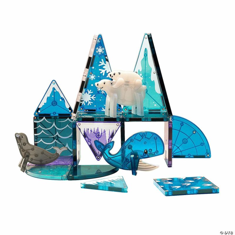 Creative Construction | Magna-Tiles® Arctic Animals 25-Piece Magnetic Construction Set, The Original Magnetic Building Brand Building Sets Creative Construction