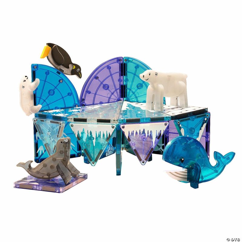 Creative Construction | Magna-Tiles® Arctic Animals 25-Piece Magnetic Construction Set, The Original Magnetic Building Brand Building Sets Creative Construction