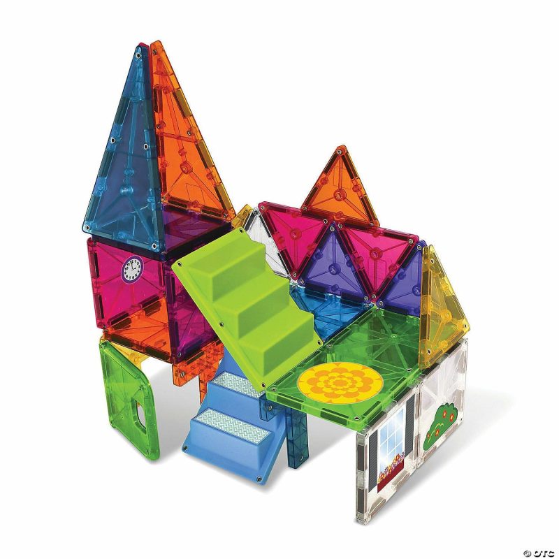 Creative Construction | Magna-Tiles® House 28-Piece Magnetic Construction Set, The Original Magnetic Building Brand Building Sets Creative Construction