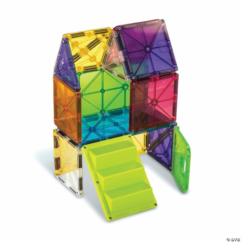 Creative Construction | Magna-Tiles® House 28-Piece Magnetic Construction Set, The Original Magnetic Building Brand Building Sets Creative Construction