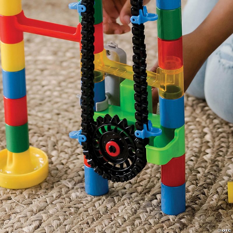 Creative Construction | Motorized Marble Run Elevator Building Sets Creative Construction