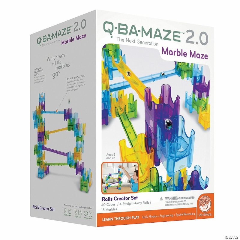 Creative Construction | Q-Ba-Maze 2.0: Rails Creator Set Building Sets Creative Construction