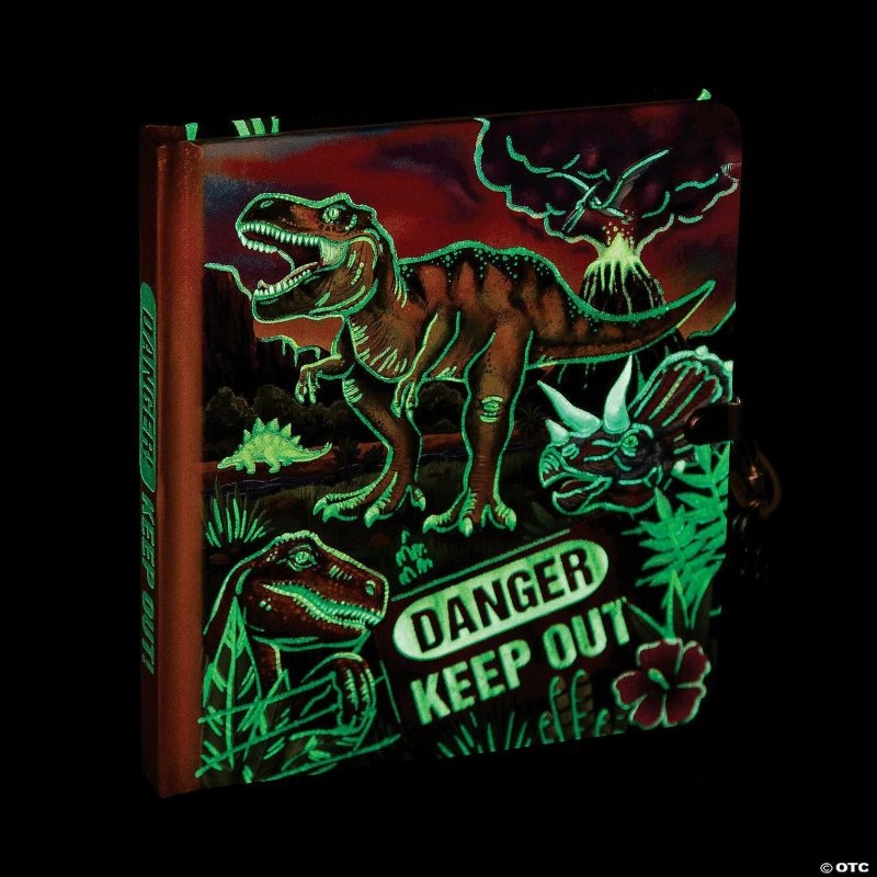 Diaries & Journals | Glow-In-The-Dark Dinosaur Diary Creative Activities Diaries & Journals