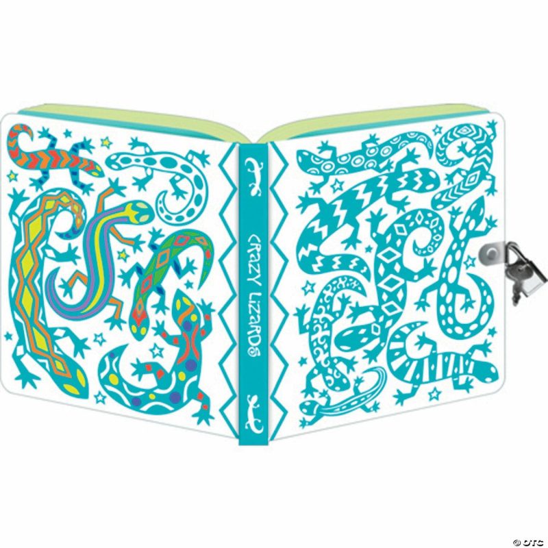 Diaries & Journals | Lizard Foil Coloring Diary Creative Activities Diaries & Journals