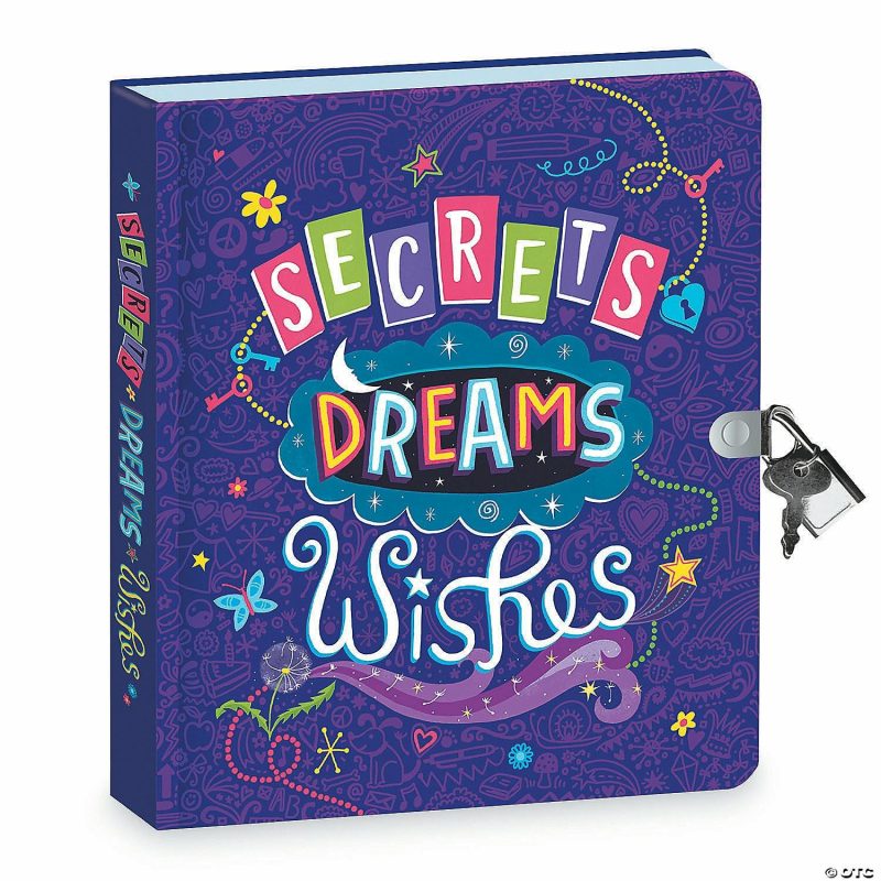 Diaries & Journals | Peaceable Kingdom Secrets, Dreams, Wishes Diary Creative Activities Diaries & Journals