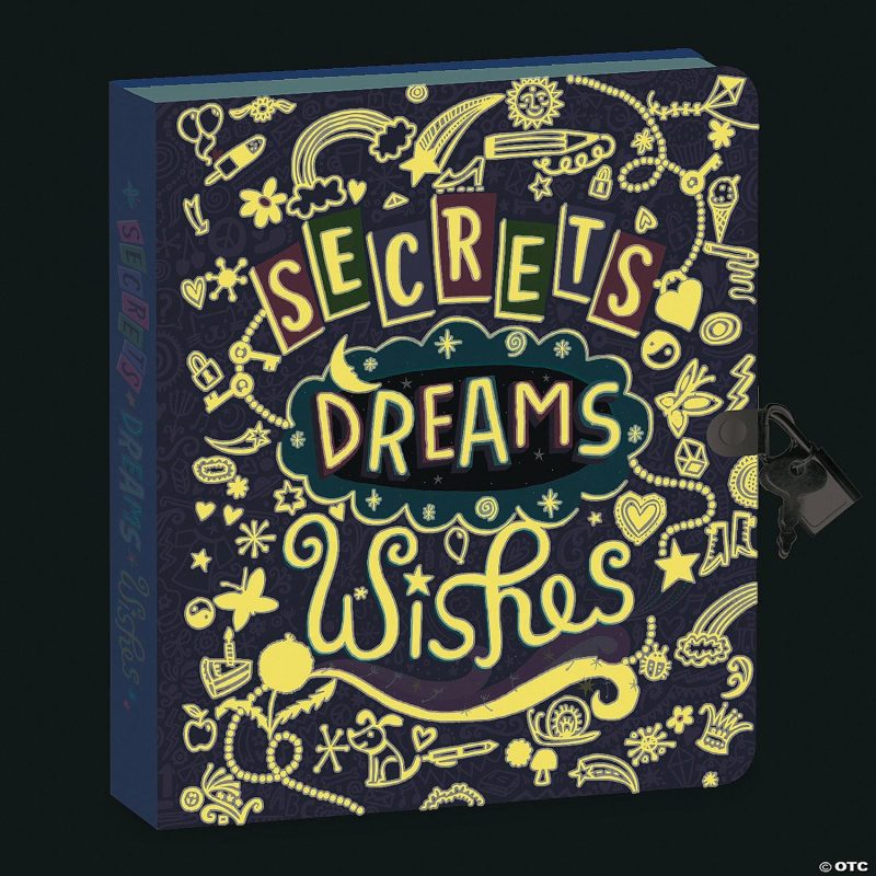 Diaries & Journals | Peaceable Kingdom Secrets, Dreams, Wishes Diary Creative Activities Diaries & Journals