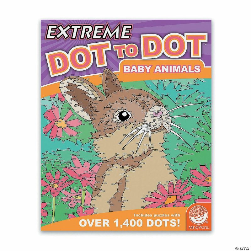 Dot To Dot Books | Extreme Dot To Dot: Baby Animals Brain Teasers & Puzzles Dot To Dot Books