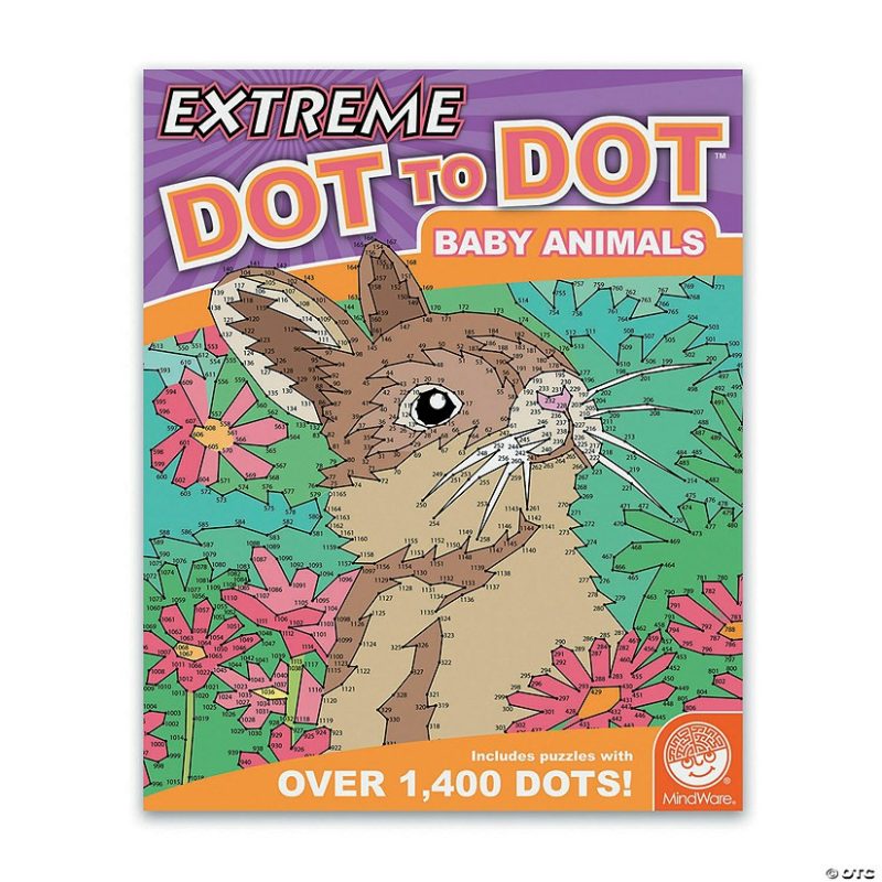 Dot To Dot Books | Extreme Dot To Dot: Baby Animals Brain Teasers & Puzzles Dot To Dot Books