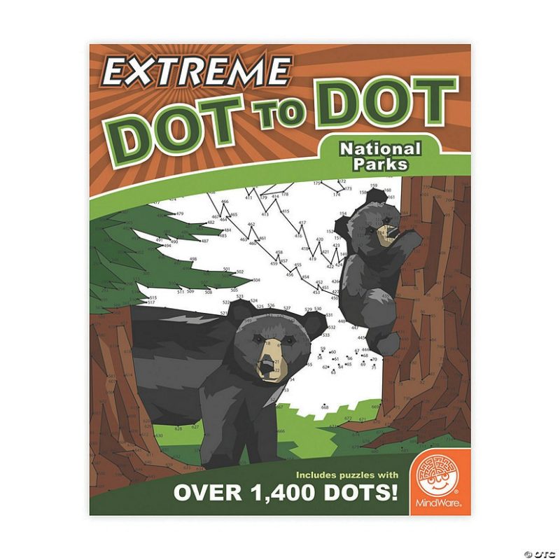 Dot To Dot Books | Extreme Dot To Dot: National Parks Brain Teasers & Puzzles Dot To Dot Books