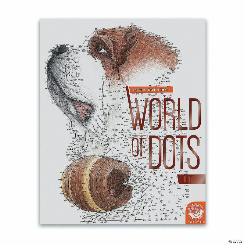 Dot To Dot Books | Extreme Dot To Dot World Of Dots: Dogs Brain Teasers & Puzzles Dot To Dot Books