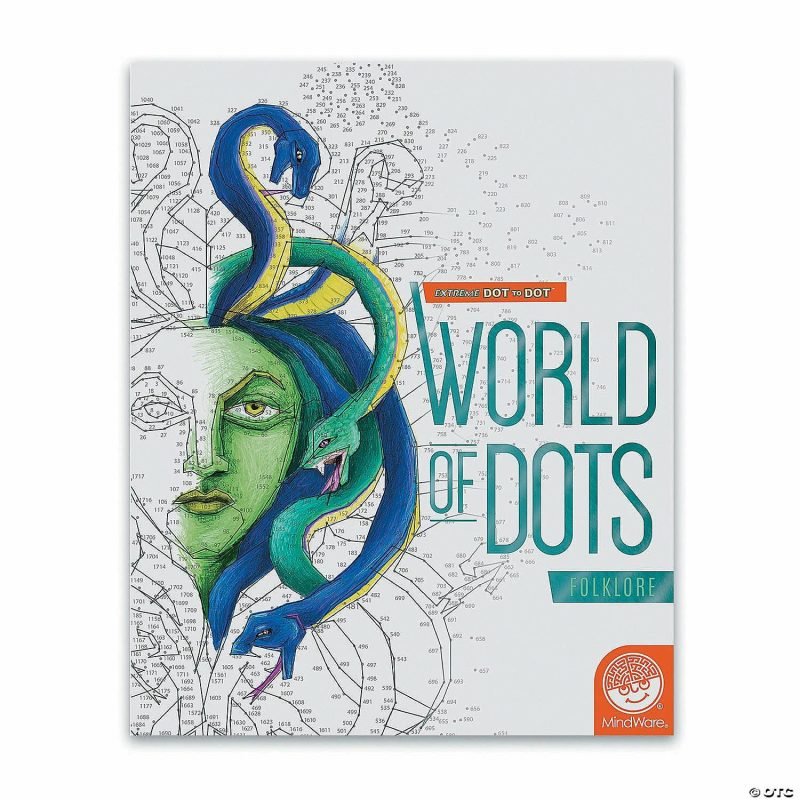 Dot To Dot Books | Extreme Dot To Dot World Of Dots: Folklore Brain Teasers & Puzzles Dot To Dot Books