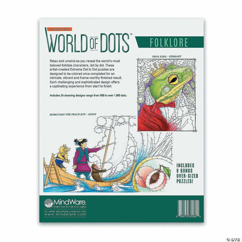 Dot To Dot Books | Extreme Dot To Dot World Of Dots: Folklore Brain Teasers & Puzzles Dot To Dot Books