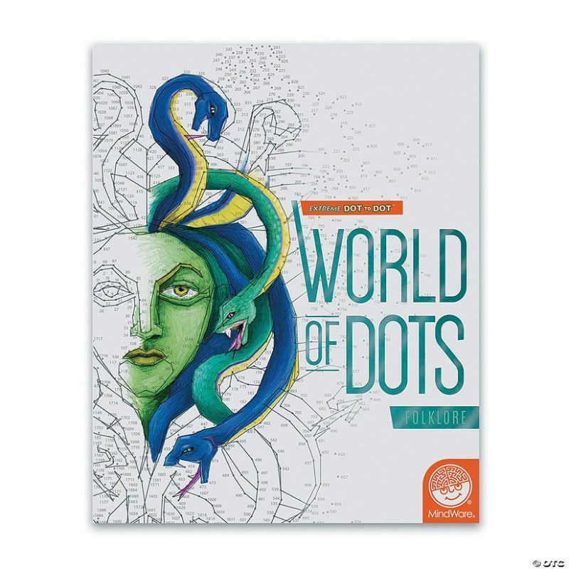 Dot To Dot Books | Extreme Dot To Dot World Of Dots: Folklore Brain Teasers & Puzzles Dot To Dot Books