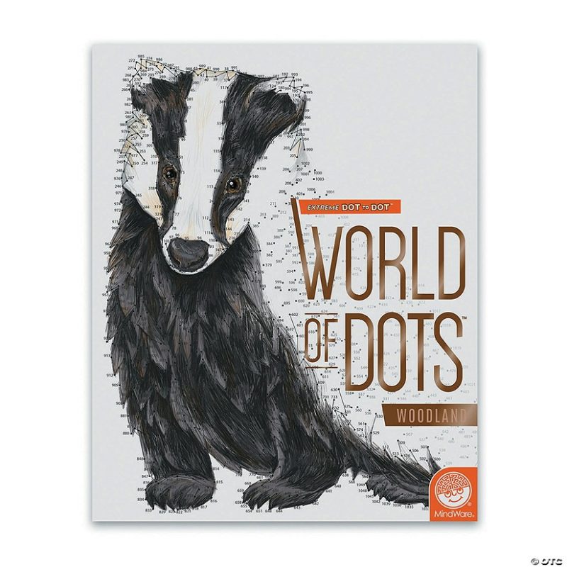 Dot To Dot Books | Extreme Dot To Dot: World Of Dots Woodland Brain Teasers & Puzzles Dot To Dot Books