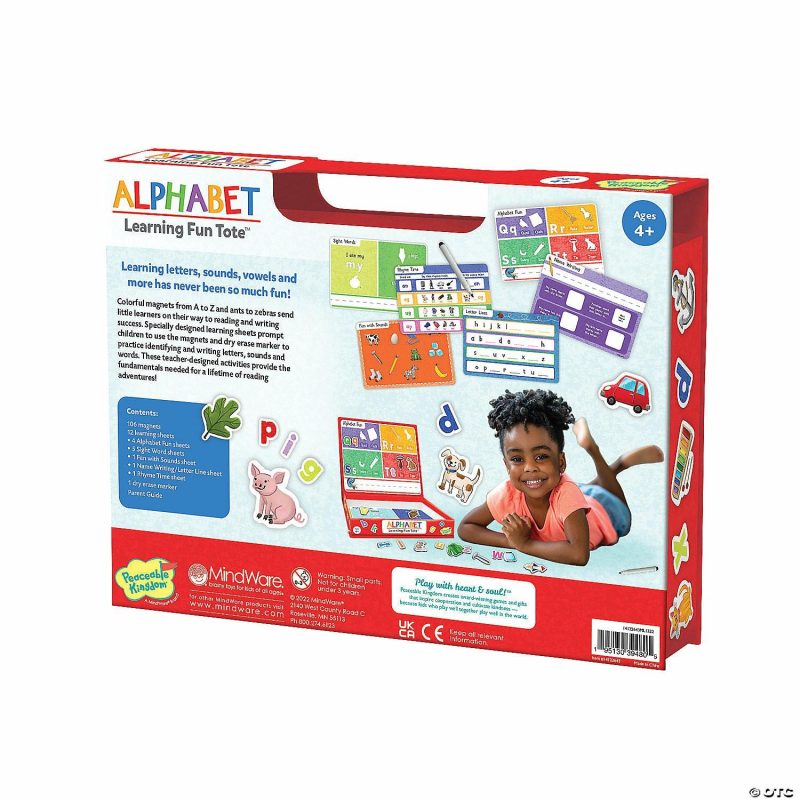 Early Learning Activities | Alphabet Learning Fun Tote Early Learning Early Learning Activities