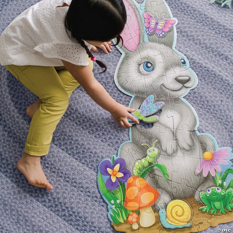 Early Learning Activities | Bunny Floor Puzzle Early Learning Early Learning Activities