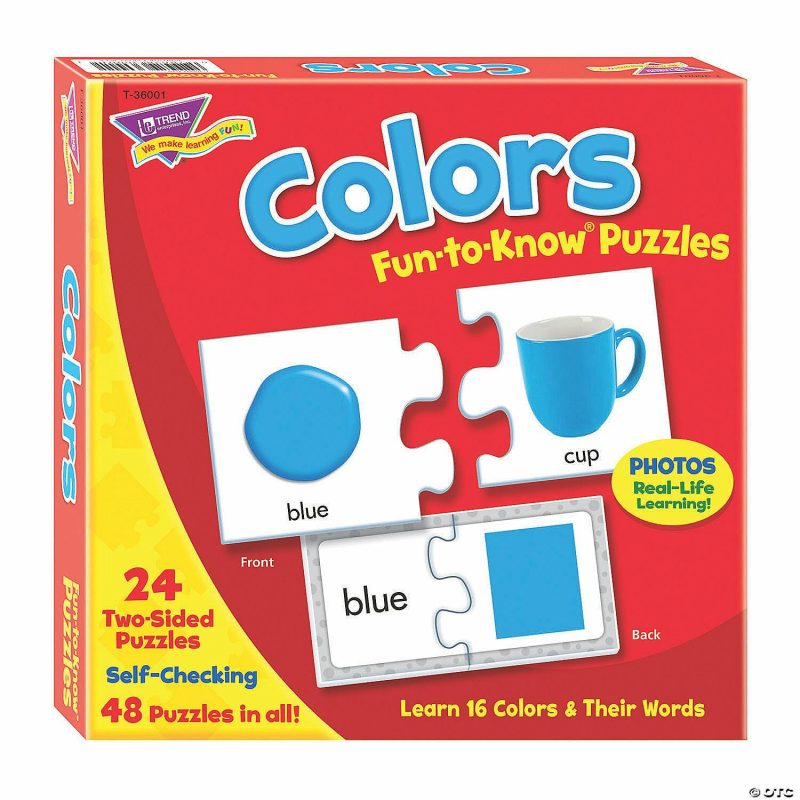 Early Learning Activities | Colors Fun-To-Know® Jigsaw Puzzles Early Learning Early Learning Activities