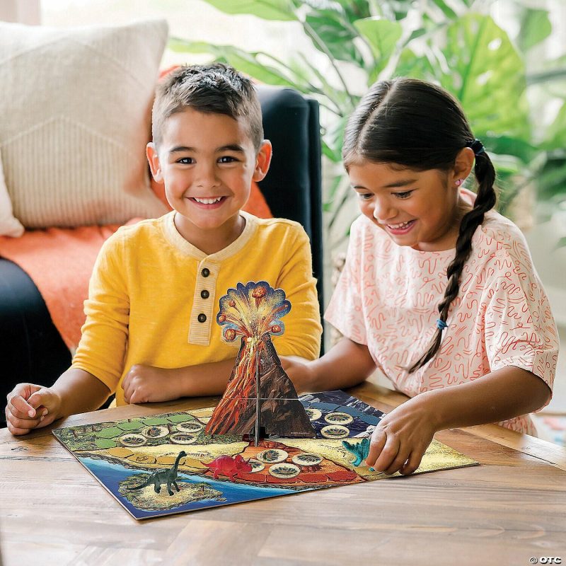 Early Learning Activities | Dinosaur Escape Game And Dinosaur Island Puzzle: Set Of 2 Early Learning Early Learning Activities