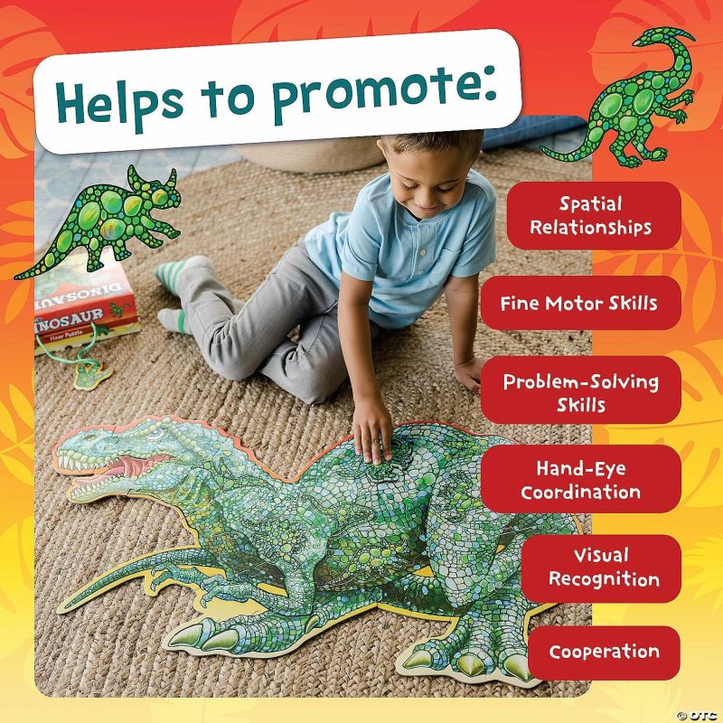 Early Learning Activities | Dinosaur Floor Puzzle Early Learning Early Learning Activities