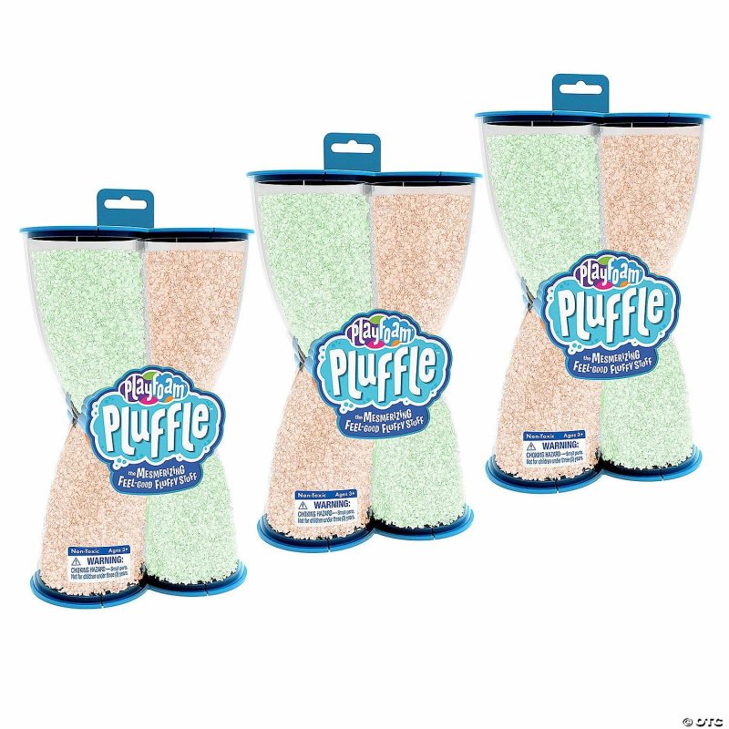 Early Learning Activities | Educational Insights Playfoam Pluffle Twist Glow-In-The-Dark, 3 Packs Early Learning Early Learning Activities