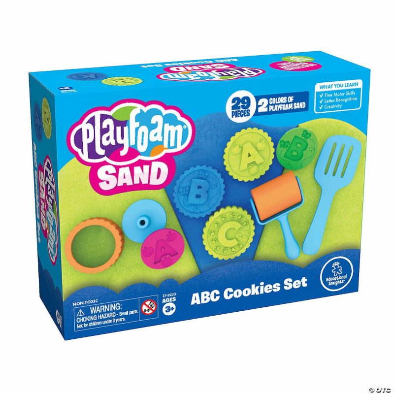 Early Learning Activities | Educational Insights Playfoam Sand Abc Cookies Set Early Learning Early Learning Activities