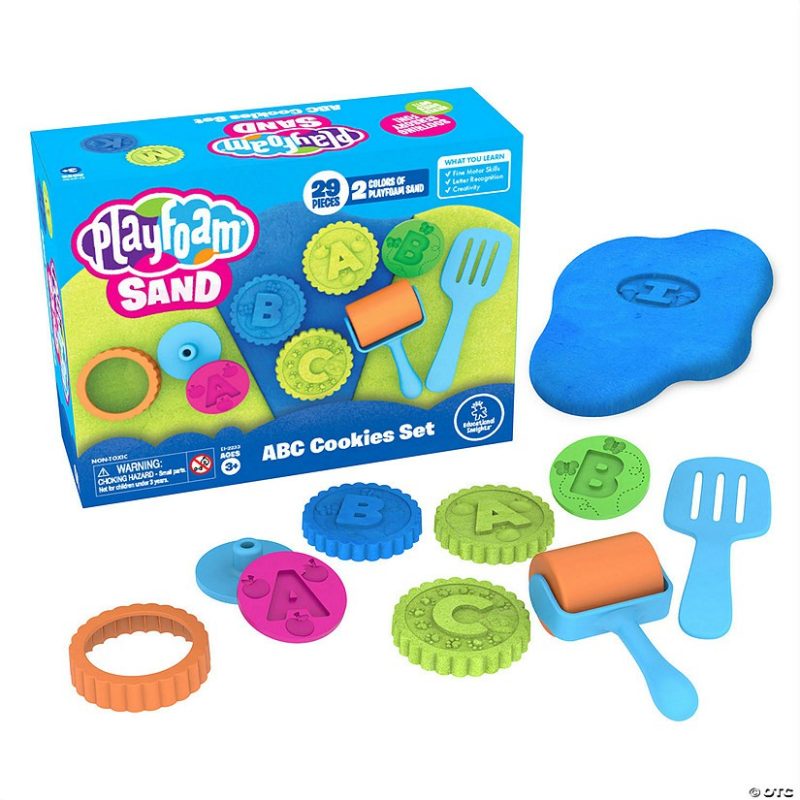 Early Learning Activities | Educational Insights Playfoam Sand Abc Cookies Set Early Learning Early Learning Activities