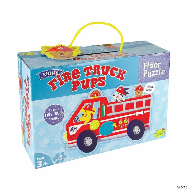 Early Learning Activities | Fire Truck Pups Floor Puzzle Early Learning Early Learning Activities