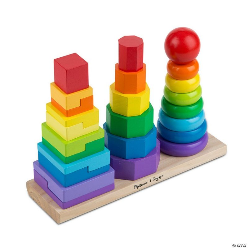 Early Learning Activities | Geometric Stacker Toddler Toy Early Learning Early Learning Activities