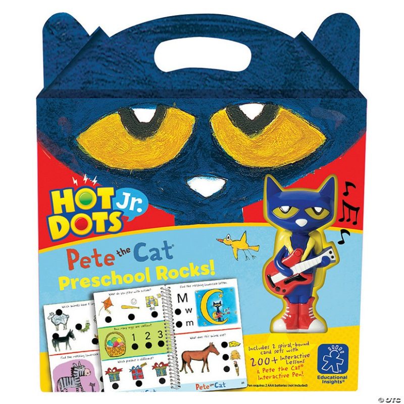 Early Learning Activities | Hot Dots® Jr. Pete The Cat® Preschool Rocks! Set Early Learning Early Learning Activities