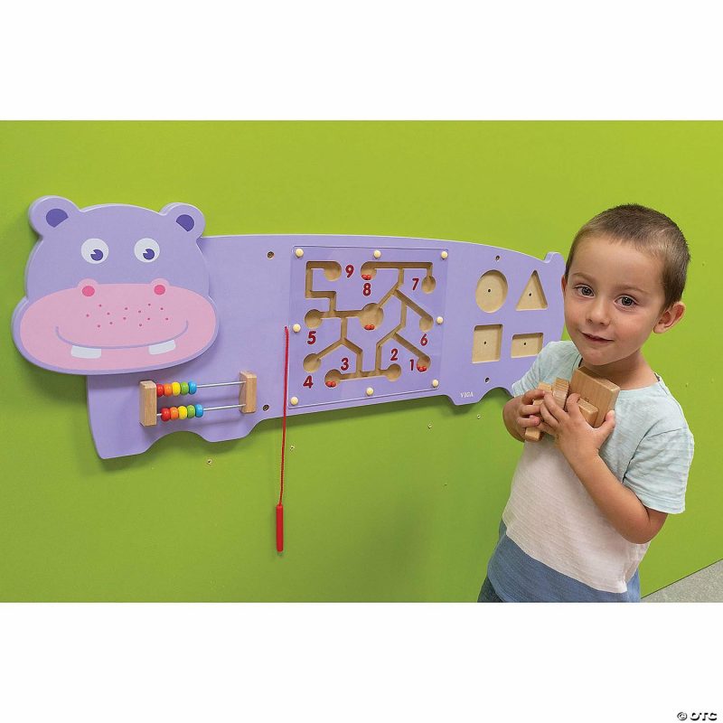 Early Learning Activities | Learning Advantage Three Activity Wall Panel, Hippo Early Learning Early Learning Activities