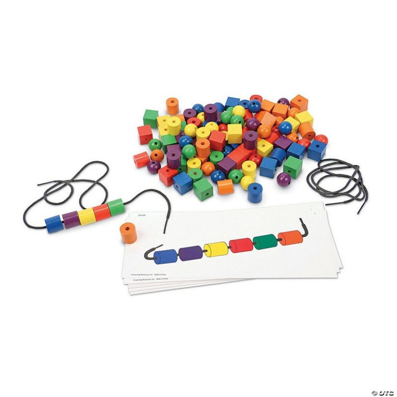 Early Learning Activities | Learning Resources Beads And Pattern Card Set Early Learning Early Learning Activities