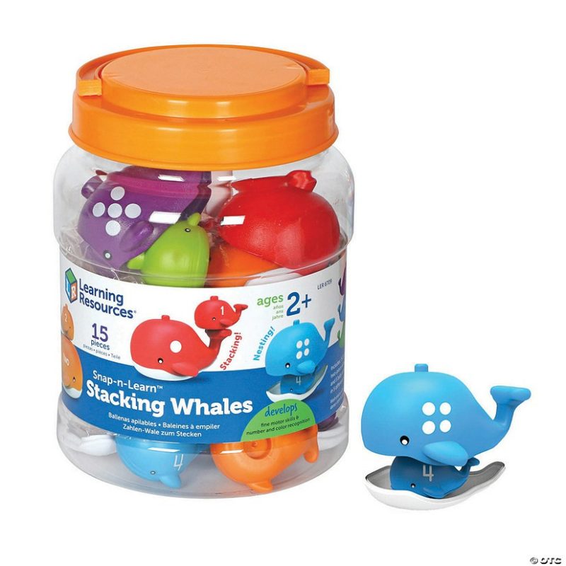 Early Learning Activities | Learning Resources Snap-N-Learn™ Stacking Whales Early Learning Early Learning Activities