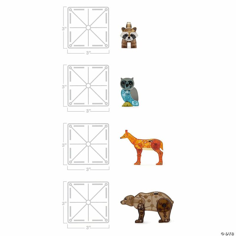 Early Learning Activities | Magna-Tiles® Forest Animals 25-Piece Magnetic Construction Set, The Original Magnetic Building Brand Early Learning Early Learning Activities