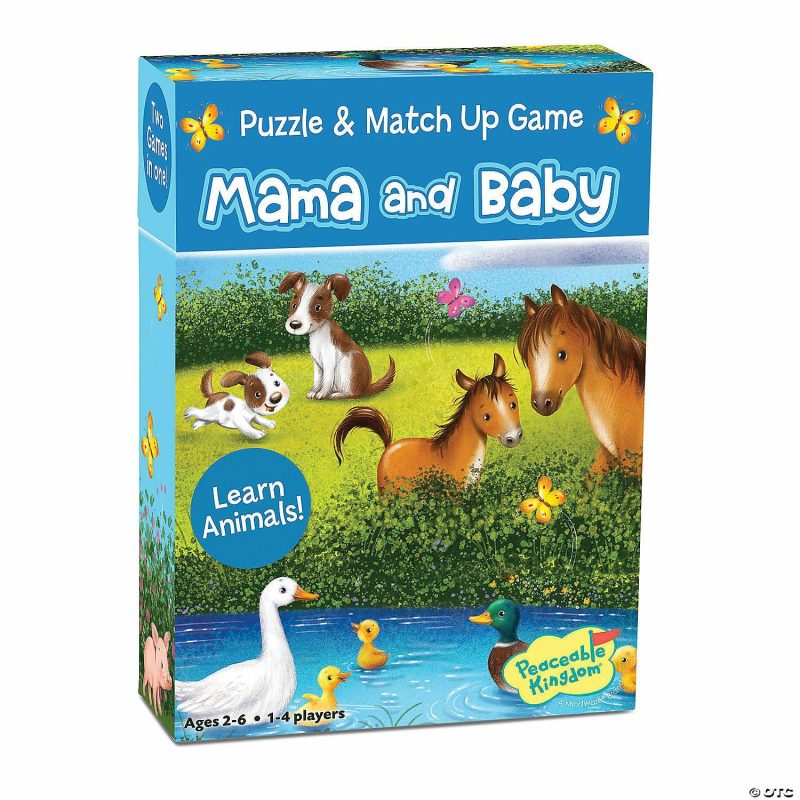 Early Learning Activities | Mama & Baby Match Up Game & Puzzle Early Learning Early Learning Activities