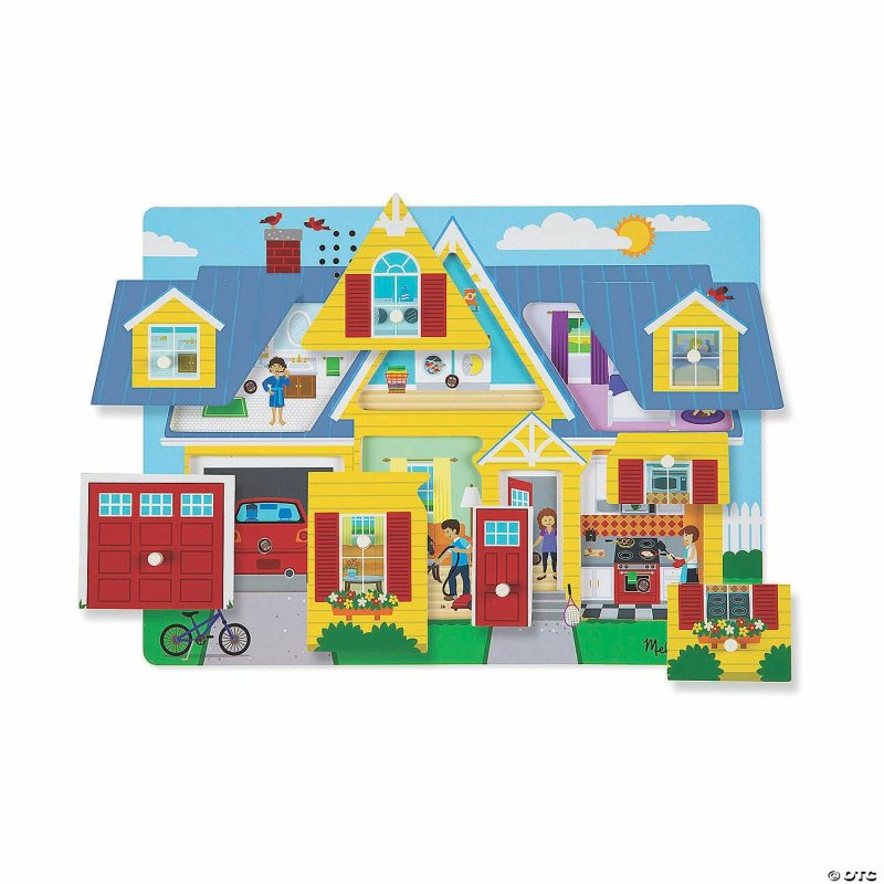 Early Learning Activities | Melissa & Doug: Around The House Sound Jigsaw Puzzle Early Learning Early Learning Activities