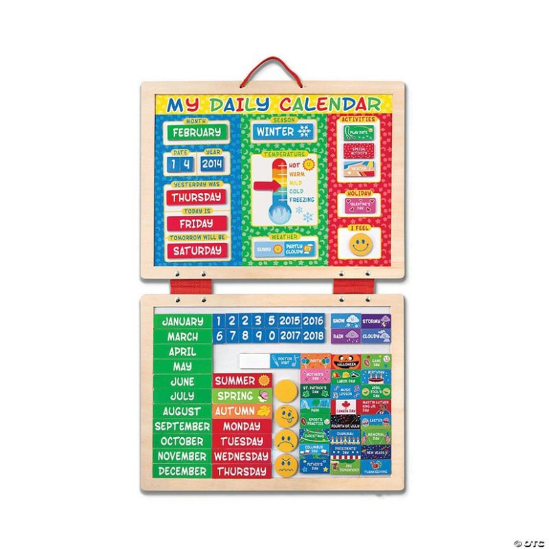 Early Learning Activities | Melissa & Doug My Magnetic Daily Calendar Early Learning Early Learning Activities