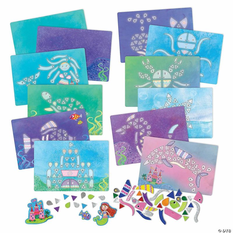 Early Learning Activities | Mermaid Island Sparkle Mosaics Early Learning Early Learning Activities