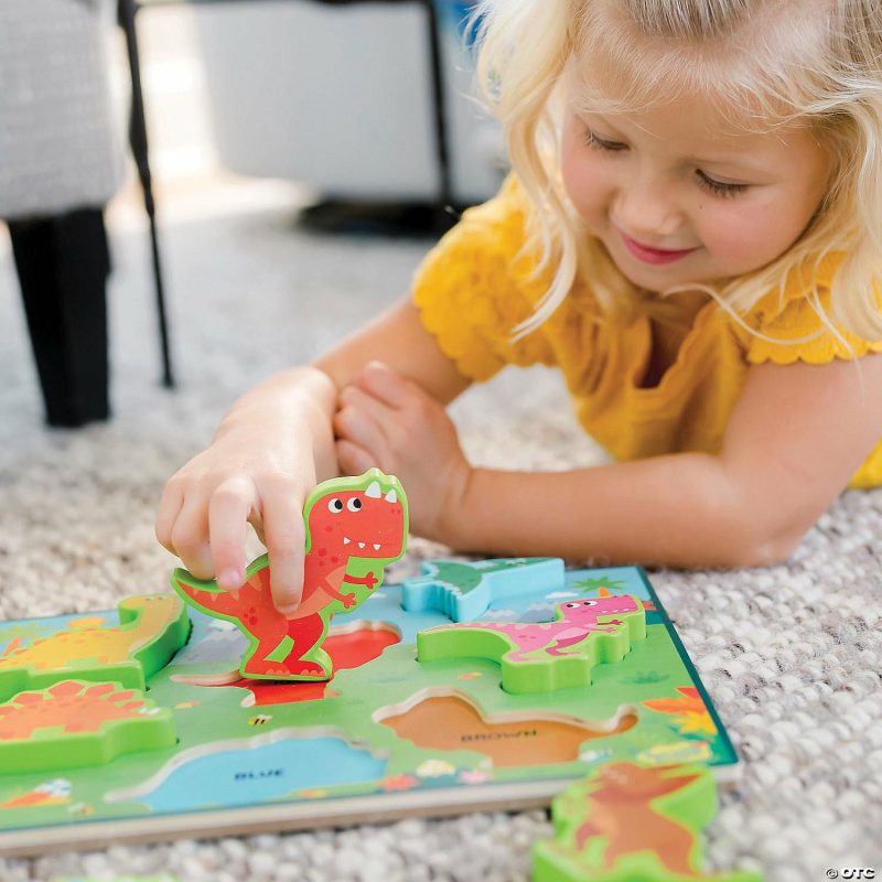 Early Learning Activities | My First Wooden Puzzle: Dinosaurs Early Learning Early Learning Activities